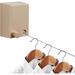 Retractable Clothesline with Adjustable Stainless Steel Rope String Hotel Style Heavy Duty for Bathroom. Wall Mounted Laundry Drying Line for Shower. 13.8 Feets Indoor Clothes Line. Gold