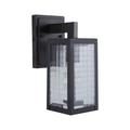 Z4504-MN-SC-Craftmade Lighting-Deka - One Light Outdoor Small Wall Lantern Midnight Finish with