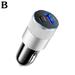 15W USB+PD Small Steel Gun Car Charger Metal Aluminum Alloy Car Charger 3.1A Mobile Phone Car Charger T9M5