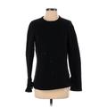 J. McLaughlin Pullover Sweater: Black Color Block Tops - Women's Size Small