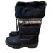 Coach Shoes | Coach Lorna Monogram Winter Boots Snakeskin Black Size 7 | Color: Black/Cream | Size: 7