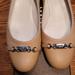 Gucci Shoes | Gucci Tan Beige Creme Silver Logo Genuine Leather Flat Loafers Shoes 39 | Color: Cream/Tan | Size: 39