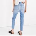 Madewell Jeans | Madewell The Mom Jean Melva Wash Jeans | Color: Blue | Size: 27