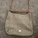 Coach Bags | Coach Bucket Bag Purse In Signature Coated Canvas. Brown Cc Design. Two Straps | Color: Cream/Tan | Size: Os