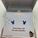 Disney Jewelry | Nwt Disney Mickey Earrings | Color: Blue/Silver | Size: Os