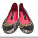 American Eagle Outfitters Shoes | 2 For $20 Ae Silver Metallic Snakeskin Ballet Flats, Size 8 | Color: Silver | Size: 8