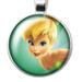 Disney Accessories | Disney's Tinkerbell Pendant(Vintage) | Color: Gold/Green | Size: Osg