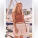 Free People Skirts | Free People Beach Conch Key Bubble Mini Skirt | Color: Red | Size: S