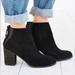 Urban Outfitters Shoes | Ecote Urban Outfitters Ankle Booties | 3” Block Heel Faux Suede Size 8 | Color: Black | Size: 8