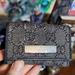 Gucci Bags | Gucci Black Denim Gg Monogram Key Holder Wallet With Silver Hardware | Color: Black/Silver | Size: 2 1/4”H X 3 5/8 W