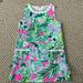 Lilly Pulitzer Dresses | Lilly Pulitzer Girls Little Lilly Classic Shift Dress, Like New | Color: Green/Pink | Size: 7g