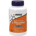 Now Foods L-Theanine Double Strength 200 mg 120 Veg Capsules, 60 g