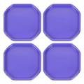 Small Mixing Tray 70cm x 70cm Octagonal Sand Pit Tray concrete and Mortar Mixing Tray Kids Messy Activities Plastic Tuff Spot Board Water Sand Activities Sand Plastering (Set Of 4, Purple)