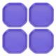 Small Mixing Tray 70cm x 70cm Octagonal Sand Pit Tray concrete and Mortar Mixing Tray Kids Messy Activities Plastic Tuff Spot Board Water Sand Activities Sand Plastering (Set Of 4, Purple)