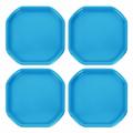 Small Mixing Tray 70cm x 70cm Octagonal Sand Pit Tray concrete and Mortar Mixing Tray Kids Messy Activities Plastic Tuff Spot Board Water Sand Activities Sand Plastering (Set Of 4, Sky Blue)