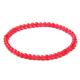 4mm Natural Stone Bracelets Amethysts Agates Beaded Bracelets Women Elastic Rope Jewelry Gifts,11 Pink Cat Eye,17 Cm crystal stone (Color : 20 Red White Stone, Size : 17 cm)