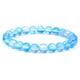 EDMER Women Bracelets Natural 8 Mm Stone Beads Bracelets Men Handmade Elastic Pulsera Jewelry Couple,swan,17cm crystal stone (Color : Moonstone, Size : 21cm)