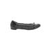 Attilio Giusti Leombruni Flats: Black Print Shoes - Women's Size 40 - Round Toe