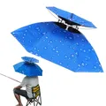 Parapluie d'extérieur monté sur la tête capuchon de parapluie à colle noire double couche pliable