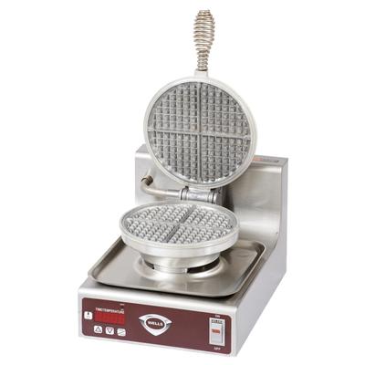 Wells WB-1E Single Classic American Commercial Waffle Maker w/ Cast Aluminum Grids, 900W, 120v/1ph, Stainless Steel