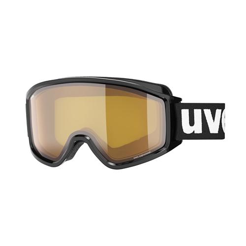 Uvex G.GL 3000 LGL Unisex-Skibrille Vollrand Monoscheibe Kunststoff-Gestell, schwarz