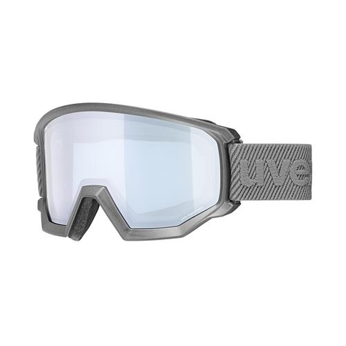 Uvex Athletic FM Unisex-Skibrille Vollrand Monoscheibe Kunststoff-Gestell, grau