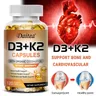 Vitamina D3 5000 IU con vitamina K2-integratore di vitamina D supporta la formazione ossea la