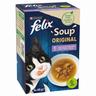 Sachets Felix 30 x 48 g pour chat + 6 sachets offerts ! - Soup : sélection mixte