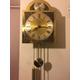 vintage brass german wall clock converted to westminster chime quartz movement