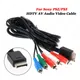 Für ps2 ps3 hdtv av audio video kabel 1 8 m komponente av kabel kabel spiel adapter für sony