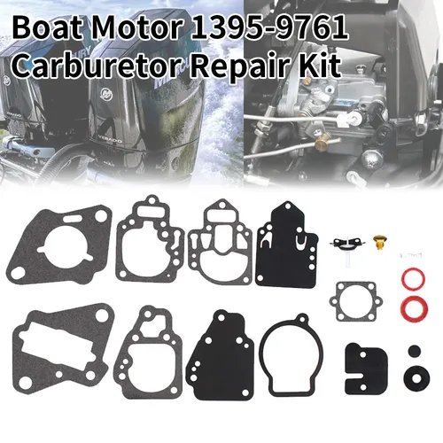 Boots motor 12371-35010 Vergaser-Reparatur satz für Quecksilber-Mariner-Außenbordmotor 8 PS 1395 PS