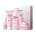 ZYZ 5 Pieces Teen Girl Skin Care Boxes Woman Set Of Lotions Cleansing And Moisturizing Set For The Face Woman Box Woman Care Box 207ml