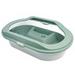 for Turtle Habitat with Basking Slope Swim Pool 2 Layers Detachable Plastic for