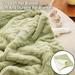lsiaeian Pet Blanket Warm Soft Comfortable Dogs Cats Plush Blanket Thickened Warm Pet Sleeping Mat Pet Supplies