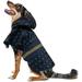 Fashion Pet Polka Dot Dog Raincoat Navy X-Large - 1 count