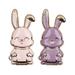 Apmemiss Clearance 2Pcs Foldable Bunny Phone Bracket Cute Rabbit Hidden Mobile Phone Kickstand Holder Multifunction Portable Cell Phone Stand Attachment for Desk Christmas Gifts