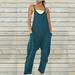 Brnmxoke Lightning Deals 2023 Jumpsuits for Women Summer Clearance Womens Jumpsuits Casual Summer Onesie Rompers Sleeveless Loose Baggy Overalls Jumpers with Pockets 2023 Clothes