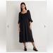 Madewell Dresses | Madewell Lucie Sweetheart Midi Dress | Color: Black | Size: Xl