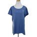 Adidas Tops | Adidas Clima365 Training Shirt Women's Size Xl Blue Short Sleeve Climacool Tee | Color: Blue | Size: Xl