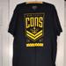 Converse Shirts | Converse Cons Mcmlxxxviii Reg. Men's Graphic Tee, Black/Yellow, Medium | Color: Black/Yellow | Size: M