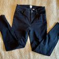 J. Crew Jeans | J.Crew Black Denim Jeans Skinny Fit. Pre-Owned Good Condition. Size 29. | Color: Black/Tan | Size: 29