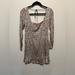 Free People Dresses | Free People Mini Bohemian Dress | Color: Blue/Cream | Size: 4