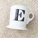 Anthropologie Dining | Anthropologie Monogram E Mug | Color: Black/White | Size: Os