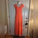 Lilly Pulitzer Dresses | Lilly Pulitzer Ramsey Coral Stripe Maxi Dress Mini Lining Side Slit Size Xsmall | Color: Orange | Size: Xs