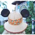 Disney Accessories | Disney Parks Youth Straw Safari Hat 55cm Nwt | Color: Orange/Tan | Size: 55cm