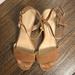 J. Crew Shoes | J.Crew Tan Suede Block Heel Sandal Size 8 | Color: Brown/Tan | Size: 8