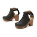 Free People Shoes | Free People Amber Orchard Clog Black Leather Made In Spain | Color: Black | Size: 40 European Size