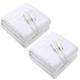 TLGREEN 2PCS Electric Blanket 150 x 160cm Heated Throw, Double Bed Electric Underblanket Heated Blanket, Heated Mattress Cover for Home and Office, Auto Shut Off, 9h Timer, Machine Washable