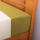 ALEjon High-Density Sponge Bed Gap Filler, Green Mattress Extender for Various Bed Sizes, Headboard Pillow Alternative, Easy-to-Clean Removable Cover (71x4x6 inch)