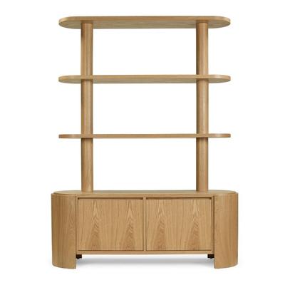 Regal ELIPSE - Regal & Bücherregal, Eschenholz, 140 x 180cm